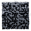 Wicotex Shower mat anti-slip for shower black 53x53cm