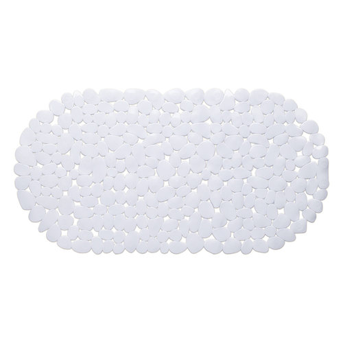 Wicotex Tapis de bain antidérapant blanc 68x35cm