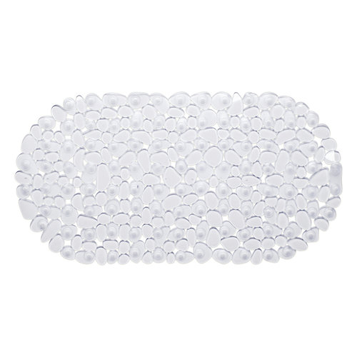 Wicotex Tapis de bain antidérapant transparent 68x35cm