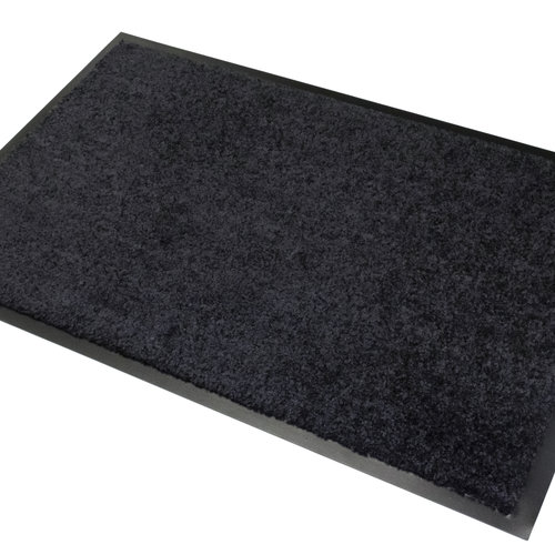 Paillasson-paillasson Washclean 40x60cm noir avec bordure