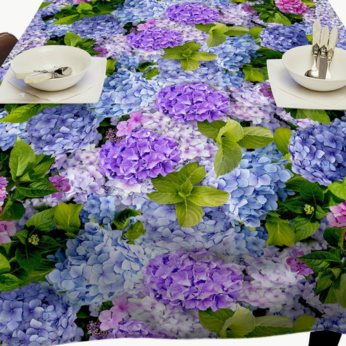 Tablecloth-Tablecloth Hortensia 140x250 cm