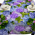 Oilcloth hydrangea