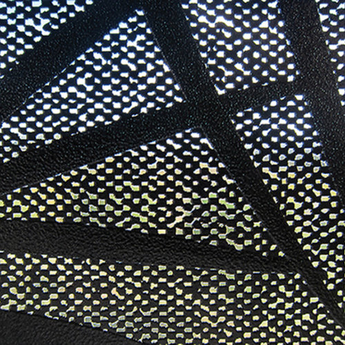 Film pour fenêtre statique-anti-voyant Textile Palms noir 46cm x 20m