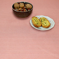 Coated table linen Sofia Coral