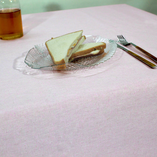 Coated table textiles Tabac Pink