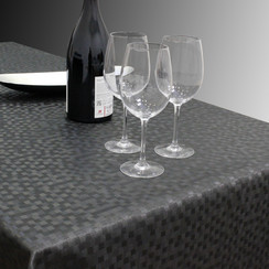 Table linen Polyline Dijon black 20-metre roll