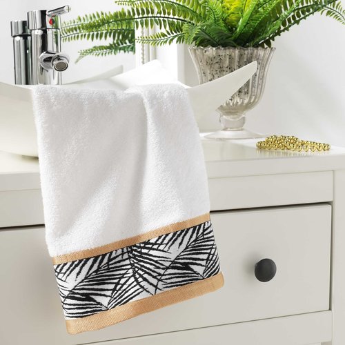 Serviette de bain Orbella coloris blanc 100%coton