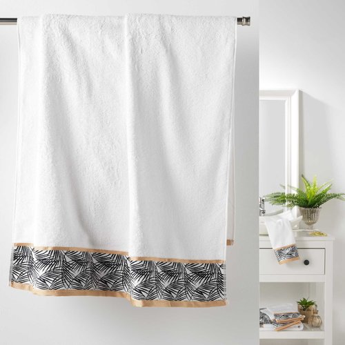 Serviette de bain Orbella coloris blanc 100%coton