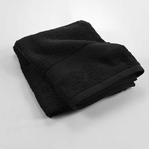 Handdoek zwart 100% katoen