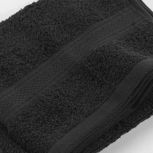 Towel black 100% cotton