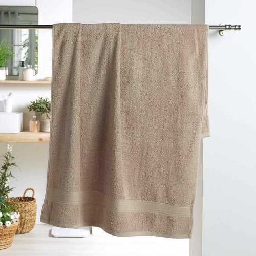 Handtuch taupe 100% Baumwolle