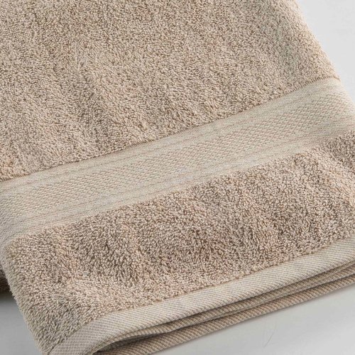 Serviette de bain taupe 100% coton