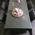 Coated table linen - anthracite