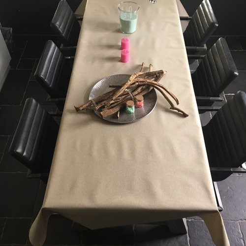 Beschichtete Tischwäsche - natur