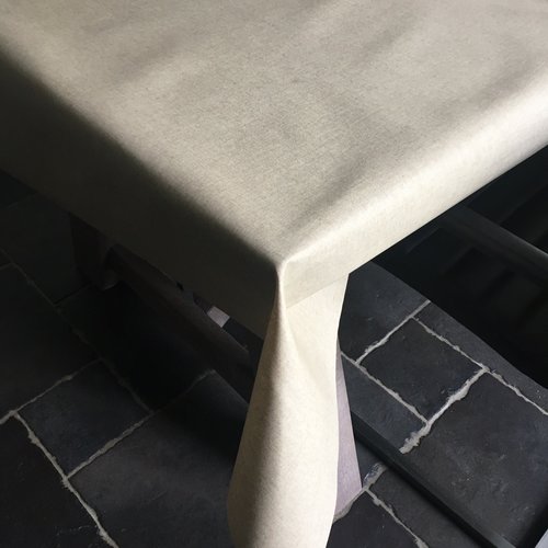 Linge de table enduit - nature