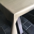 Coated table linen - beige