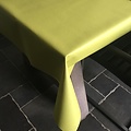 Nappe enduite - verte, 180 cm de large