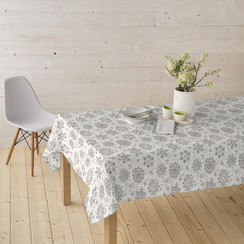 Coated table textiles Snow