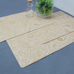 Tischsets Diemen ocker