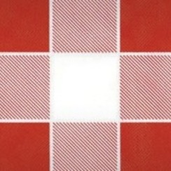 Tafelpapier op rol Damast 120cmx8mtr. Ruit rood