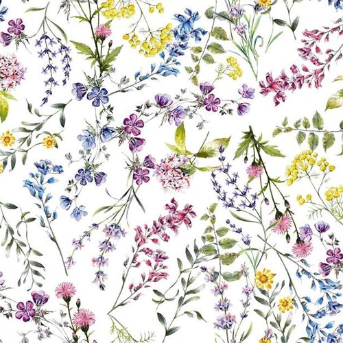 Oilcloth 4033-01 Wild flowers