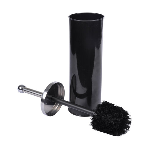 Toilet brush in a metal holder. Available in packs of 6