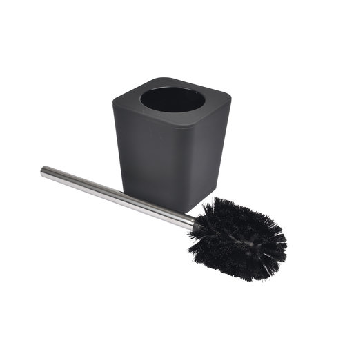 Brosse de toilette dans un support en plastique