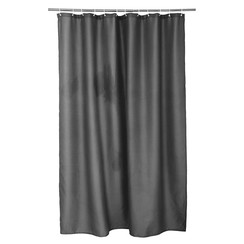 Rideau de douche 180x200 Textile Plain Jacquard gris
