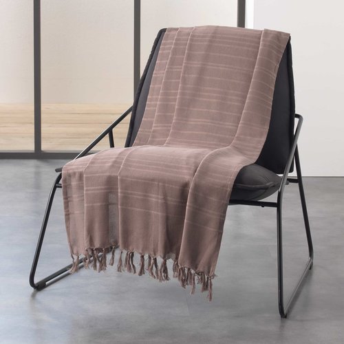 geen Karo-Decken Lilia 180x220 cm taupe