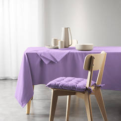 Tablecloth-Tablecloth- Mistral cotton recycled 140x240cm lilac
