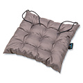 Coussin de chaise Laura anthracite hydrofuge 40x40x6cm