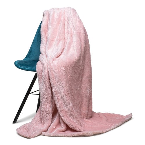 Wicotex Throw Blankets - Fluff Pink 150x200cm