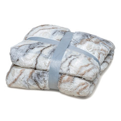 Plaid-dekens- Marble gemêleerd 200x240cm