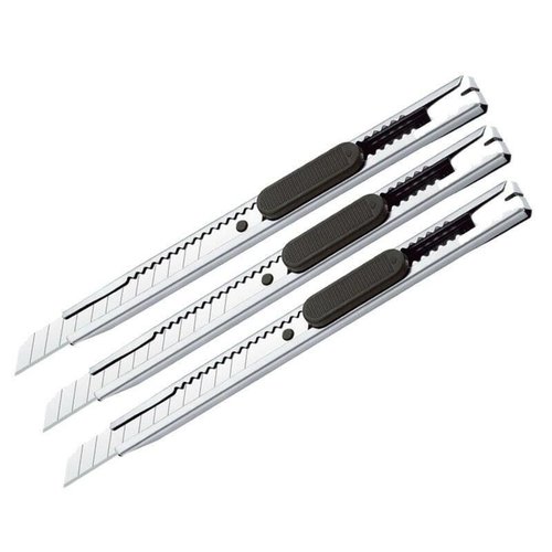 Metal cutting blade with break-off blade