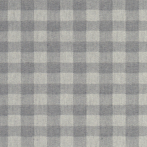 Linge de table enduit gris Vichy