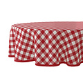 Tafelzeil rond ruit rood - 160cm