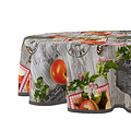 Oilcloth round Holland fruit - 160cm