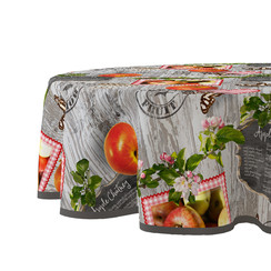 Oilcloth round Holland fruit - 160cm