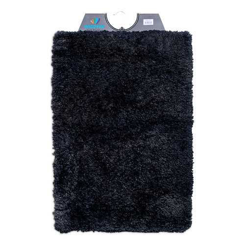 Bath mat Classic pure 60x90cm black