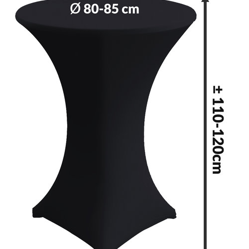Statafelrok-Statafelhoes 80x110cm zwart