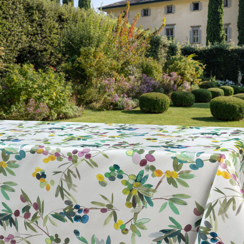 Oilcloth 5063-01 Olive branches