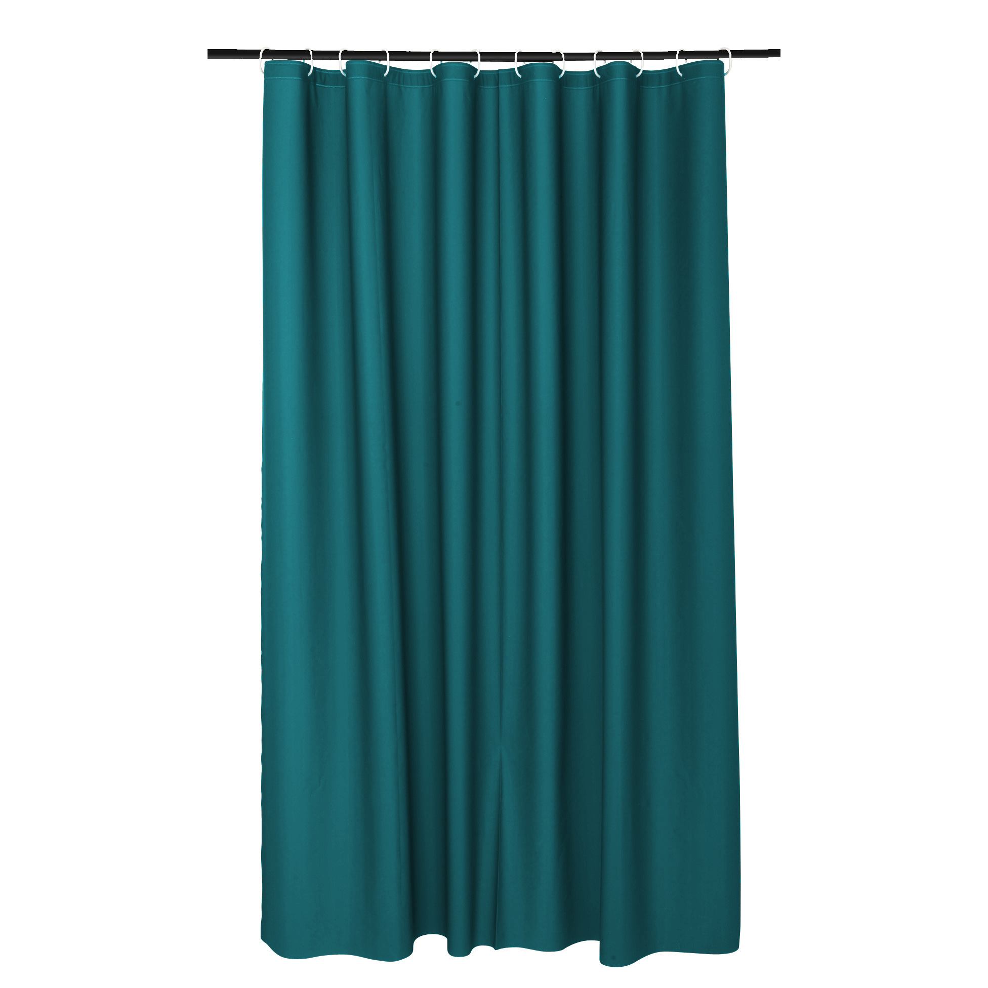 Rideau De Douche Turquoise 180x200 Cm - Motif Abstrait Moderne - Imperméable Polyester