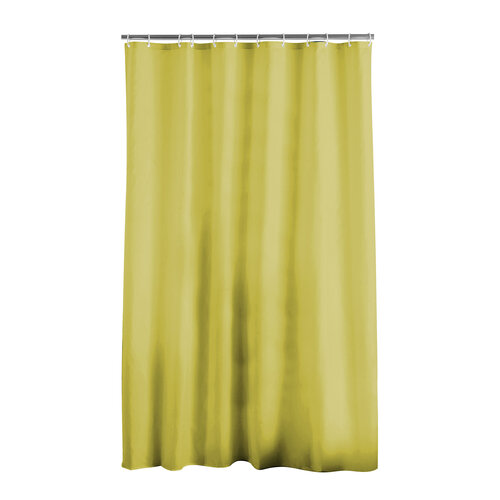 Duschvorhang 180x200 Textil gelb