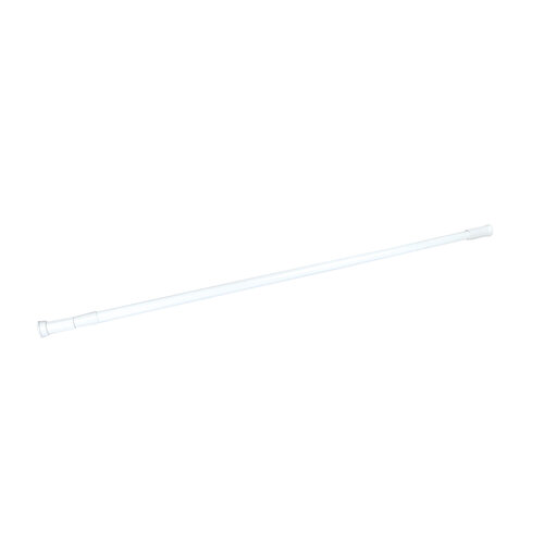 Shower rod - shower curtain rod aluminium white 75-115cm