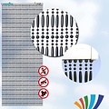 Fly curtain door curtain Perla 90x220 cm black