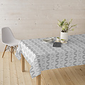 Coated table textile Matilde grey