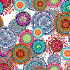 Linge de table enduit Arana blanc