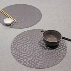 Polyline Dijon Stone sets de table ronds