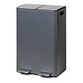 Waste bin Tom 60litre (2x30litre) waste separation 2 compartments anthracite