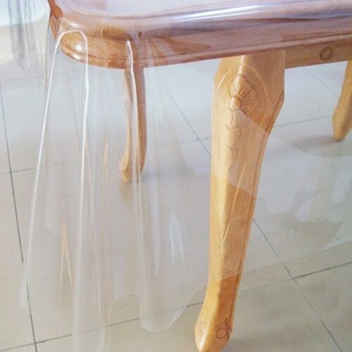 Transparent tablecloth 0.15mm gloss clear - 140cm x 50mtr